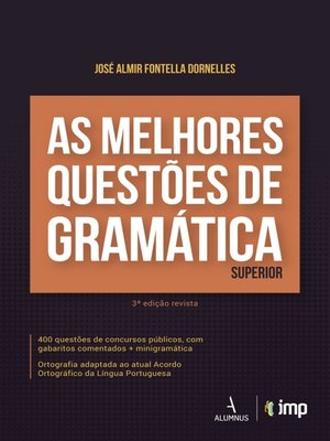cover image of As melhores questões de gramática